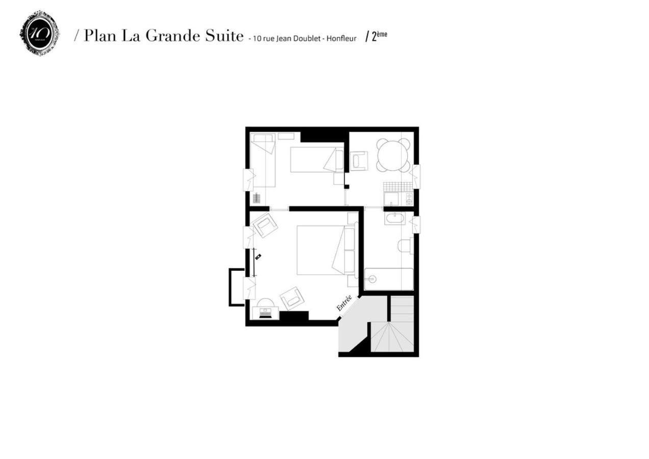 Apartament Le 10Honfleur Zewnętrze zdjęcie